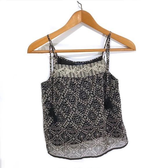 American Eagle Outfitters Tops - American Eagle Black Tank